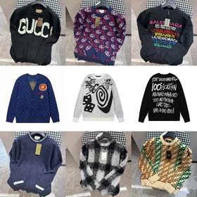 Louis Vuitton LV Gucci Balenciagar Loewe Spring new wool coat cardigan sweater-2527  